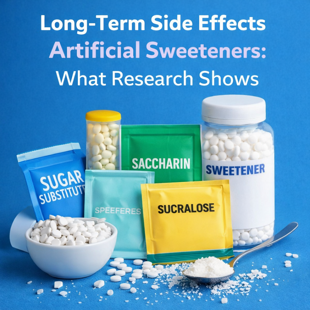 Long-Term Side Effects of Artificial Sweeteners: What Research Shows